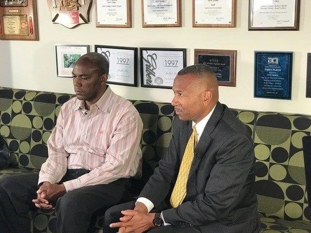 Men Talking to media