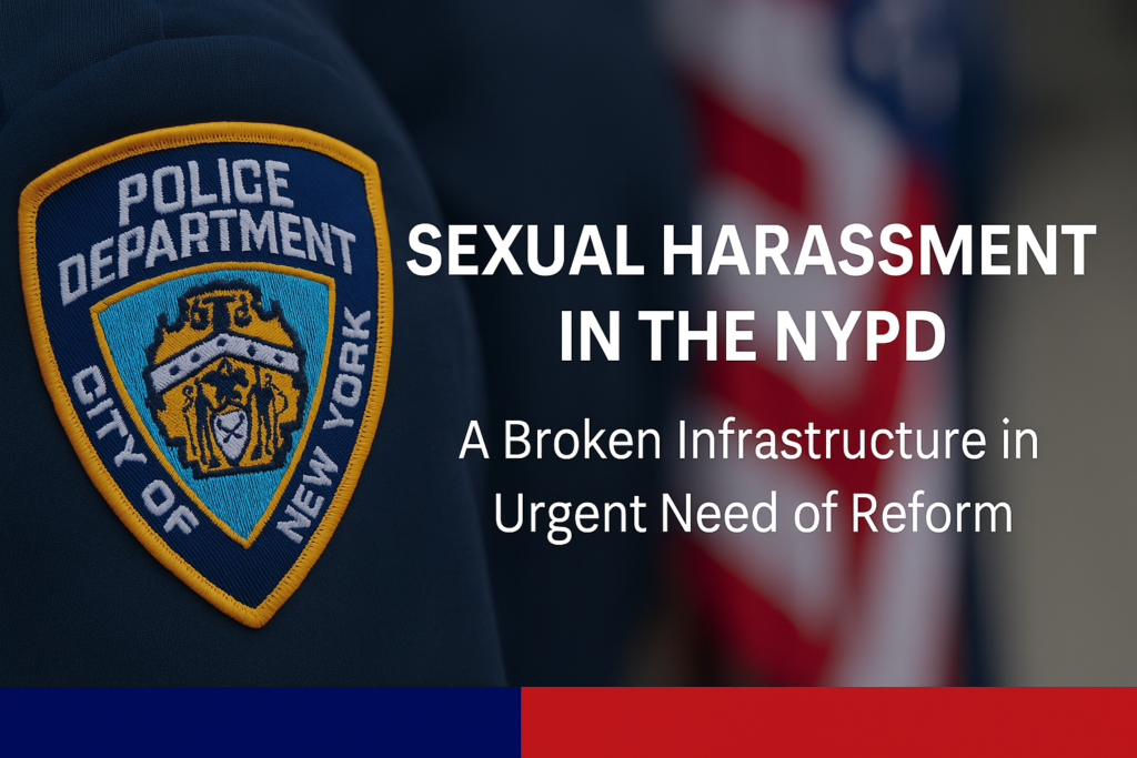 Sexual Harassment in the NYPD - A Broken Infrastructure in Urgent Need of Reform
