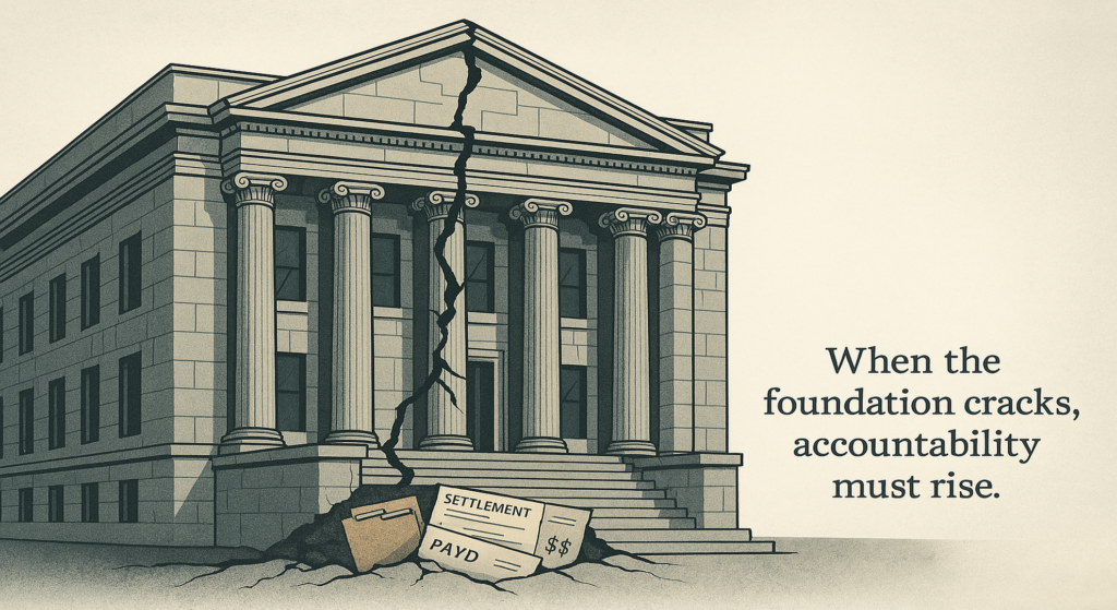 When the Foundation Cracks Accountability Must Rise - Symbolic of Organizational Failures