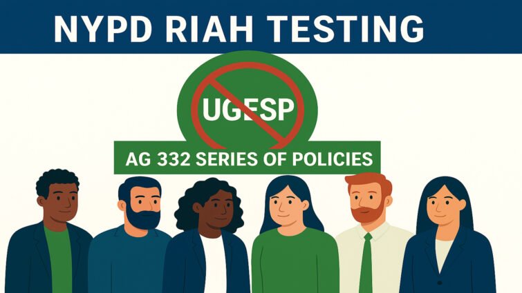 NYPD RIAH Testing Not In Compliance - UGESP