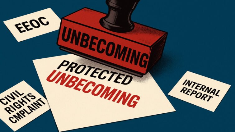 Protected Speech - Unbecoming