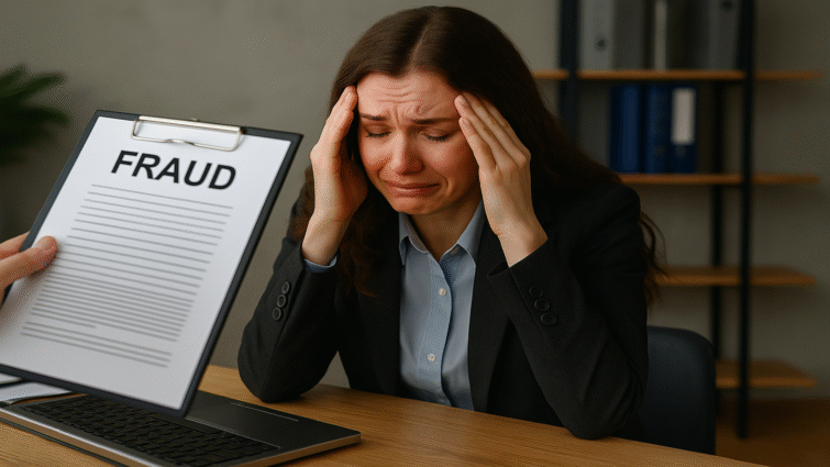 Stressed-Out Woman 'Falsely' Accused of Fraud