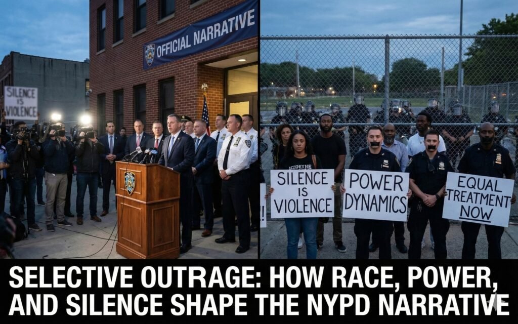 Selective Outrage How Race, Power, and Silence Shape the NYPD Narrative