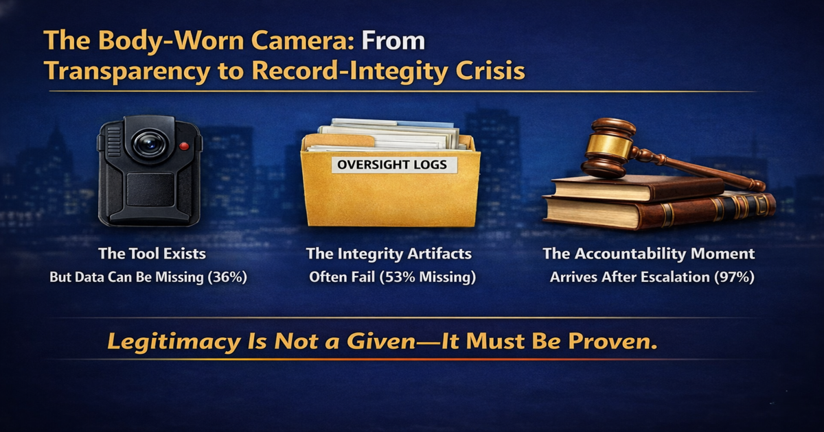 The Body Worn Camera - From Transparency to Record-Integrity Crisis